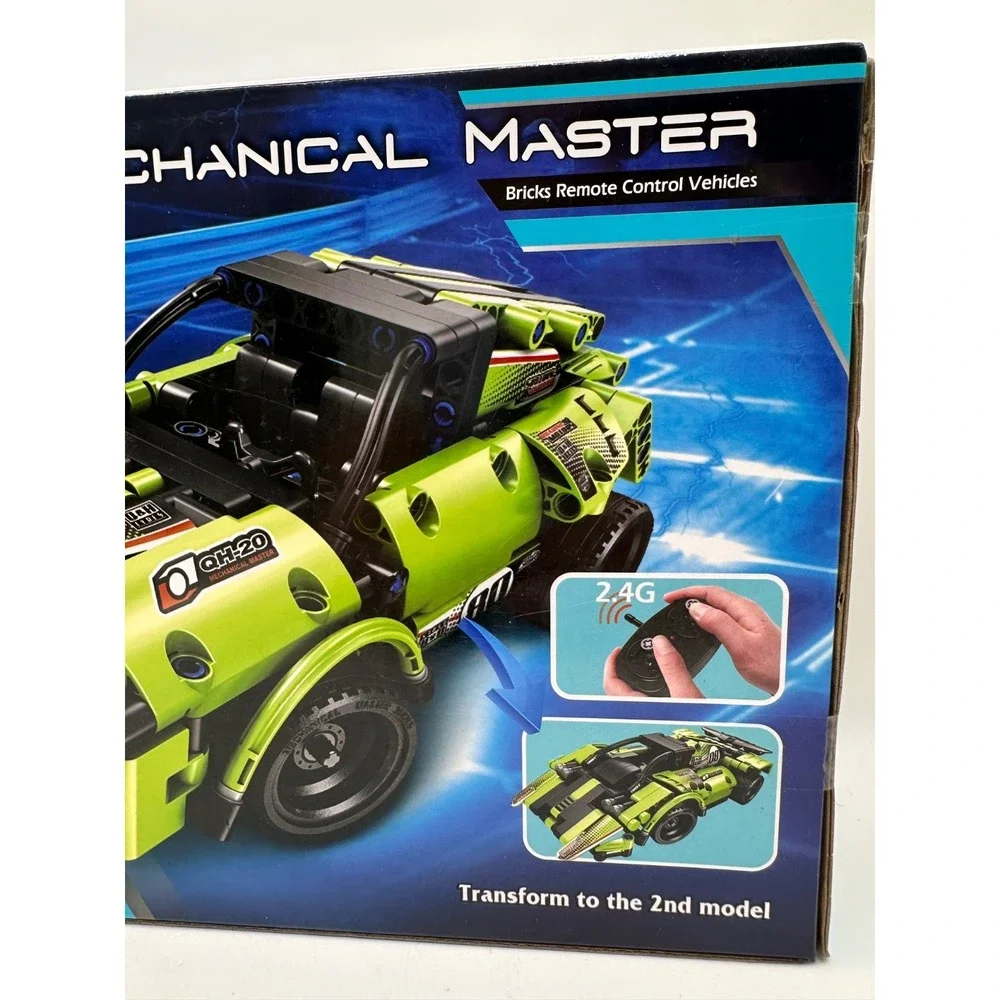 NEW Gamzoo Mechanical Master 2 in 1 Brick Building Remote Control Vehicle 6+